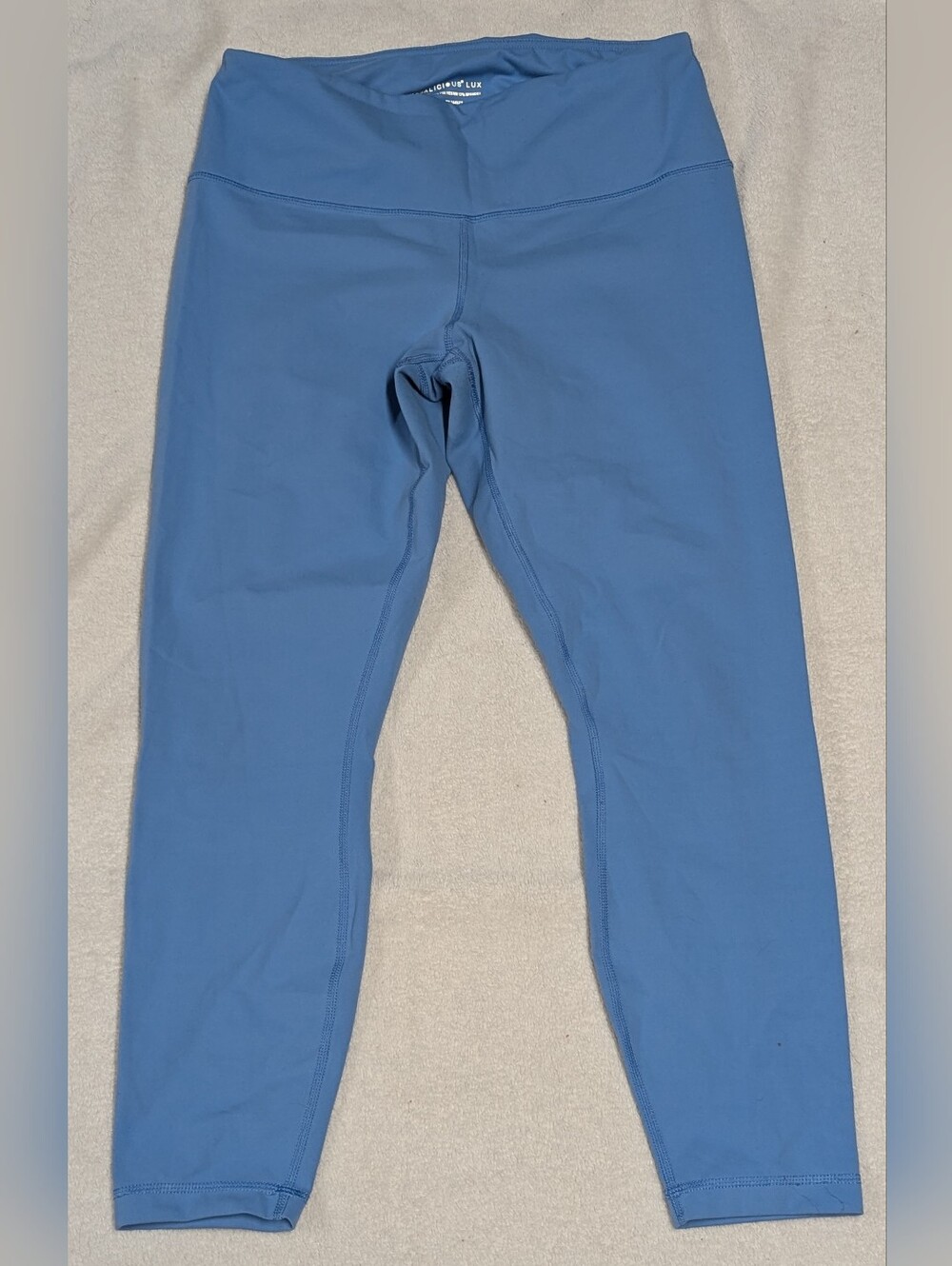Yogalicious Lux Womens Leggings Light Blue Sz. L